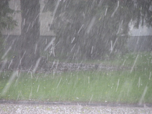 Suroît, tempête et grêle